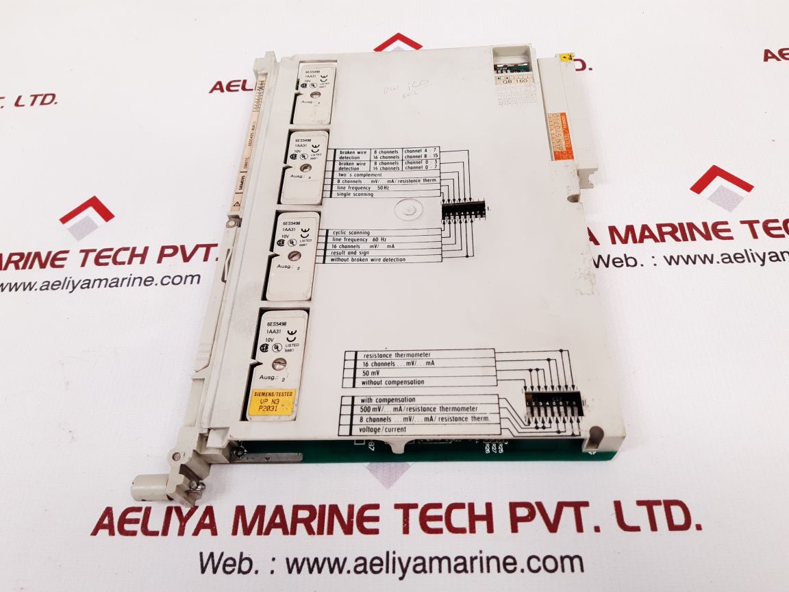 Siemens 6Es5465-4Ua11 Analog Input Module