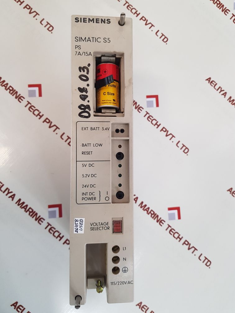 Siemens e220 g5/15wrgd modular power supply
