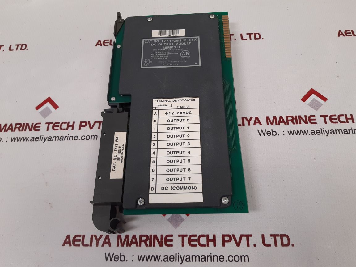 Allen-bradley 1771-ob (12-24v) dc output module series b