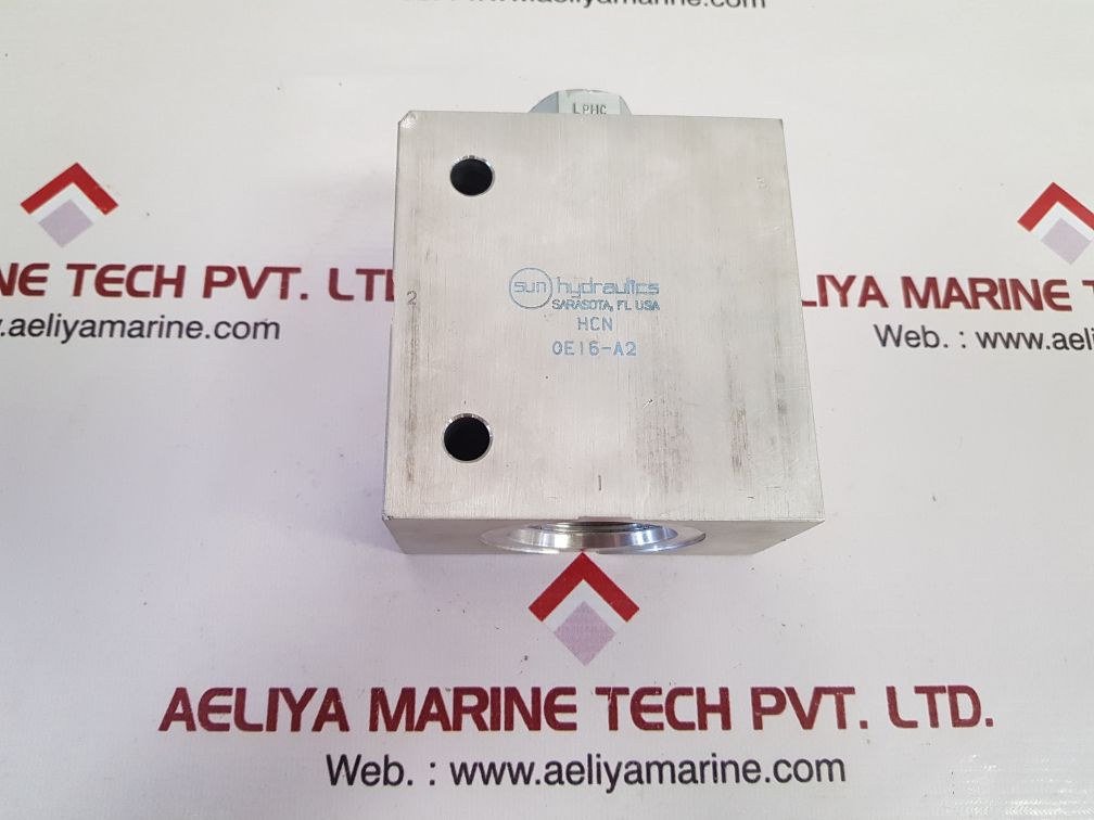 Sun hydraulics hcn 0e16-a2 cartridge valve body