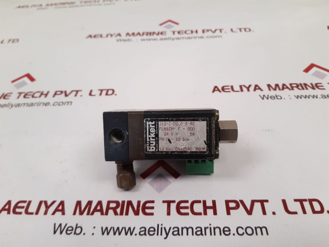 Burkert 312-c-02,0-b-ms solenoid valve Used