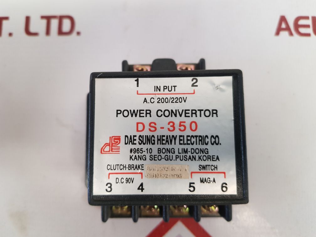 Dae sung ds-350 power convertor a.c 200 /220v