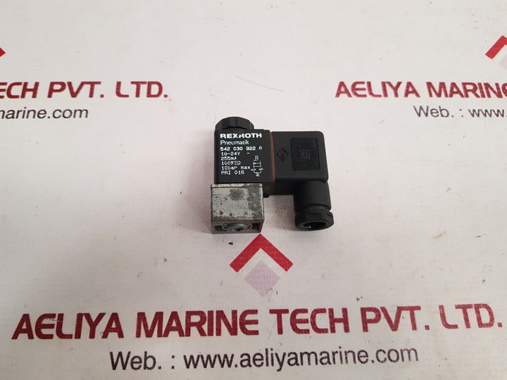 Rexroth 542 030 922 0 pneumatic solenoid valve 18-24v used