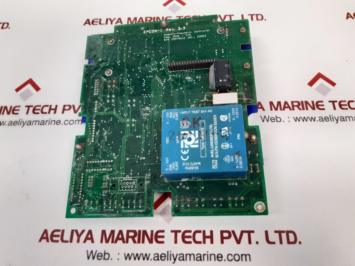 Bys controls epcon-1 electro-pneumatic controller rev 2.3