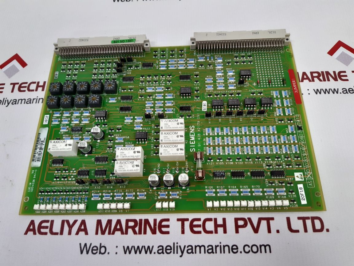 Siemens 3791428 pc board 37 91 428 x2179 d91 e2