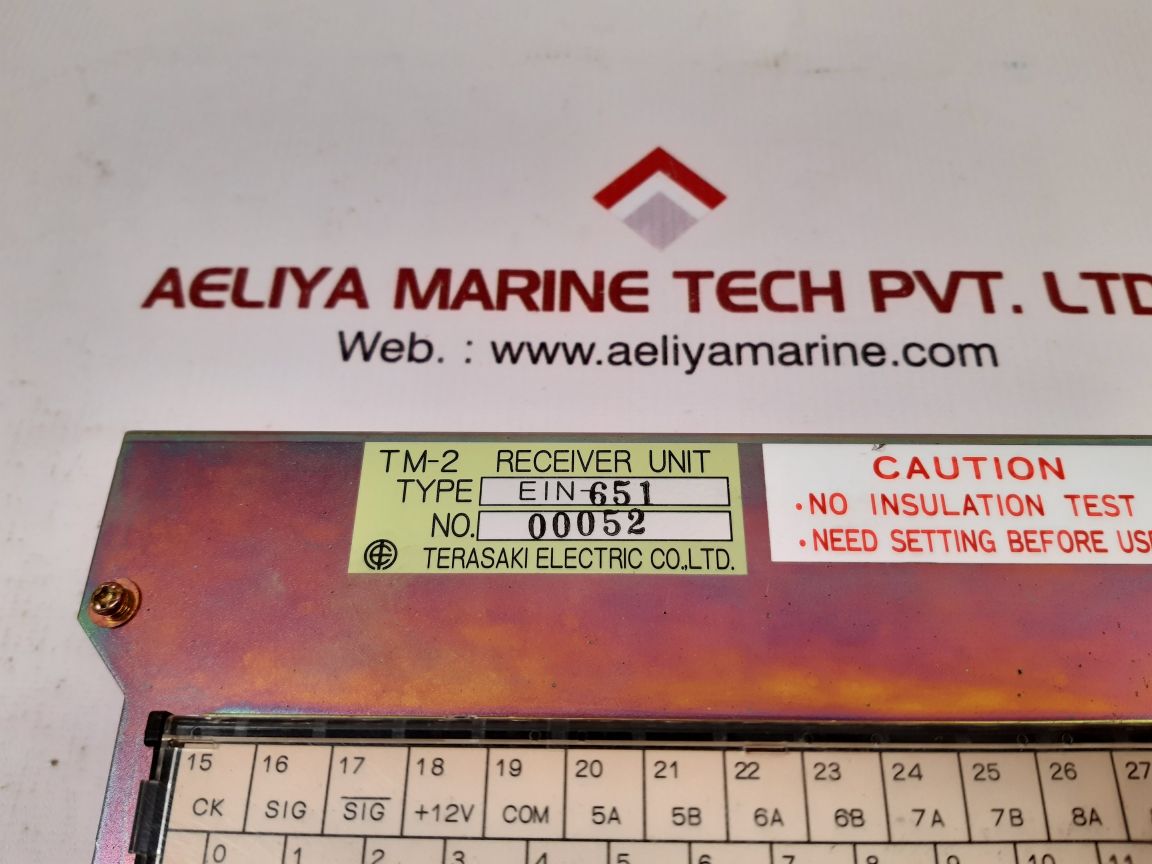 Terasaki ein651 tm-2 receiver unit New
