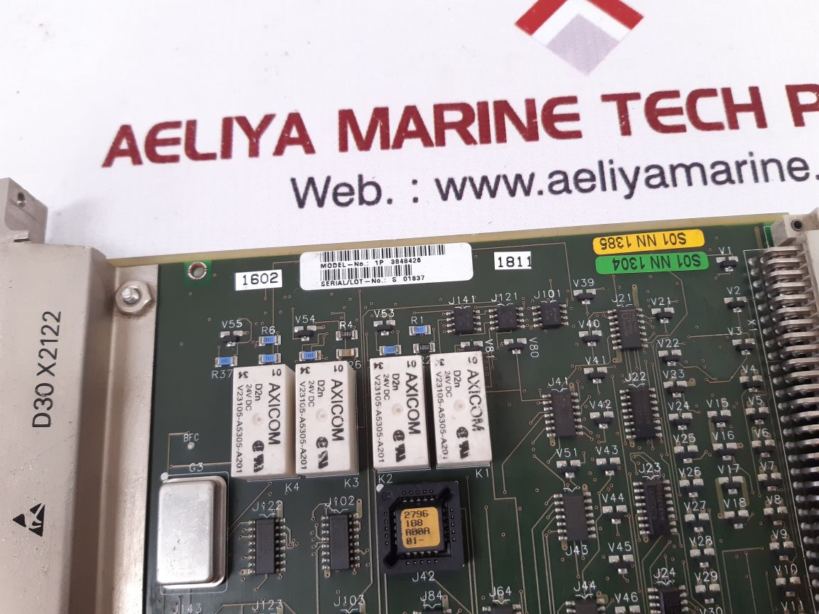 Siemens 3848426 generator interface board 38 48 426 x2122 d30 e1