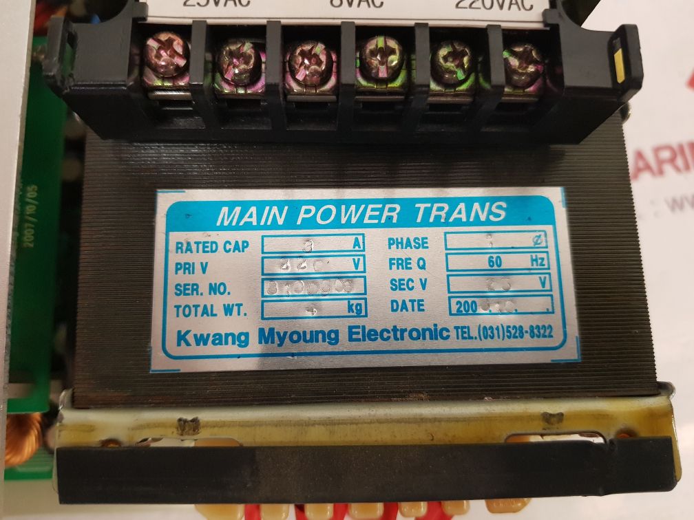 Kwang myoung mgps main v1.1 main power trans