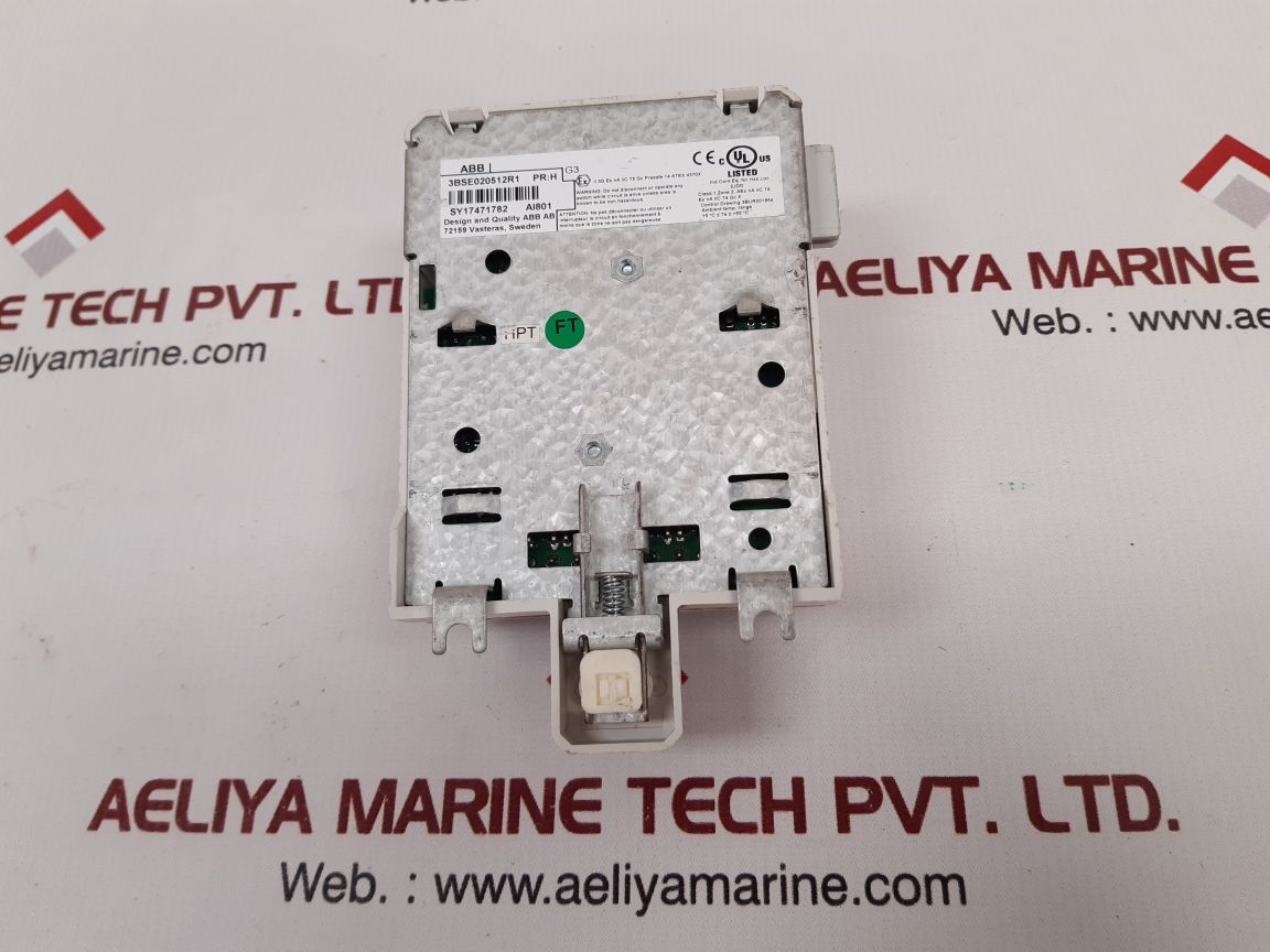 Abb ai801 analog input module 3bse020512r1 pr: h