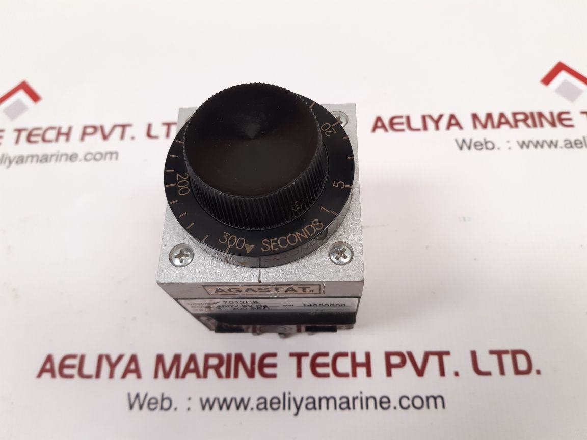 Agastat 7012ck time relay 1-300 sec.
