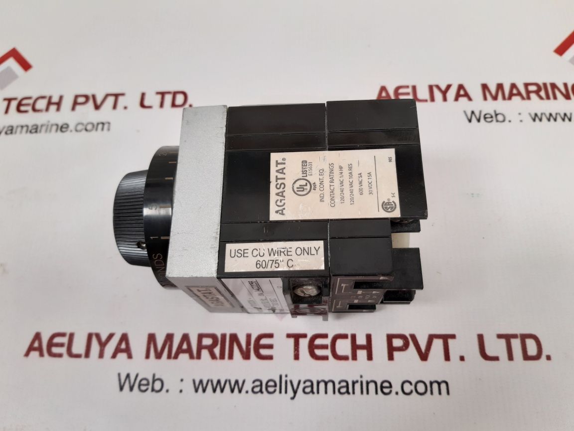 Agastat 7012ck time relay 1-300 sec.