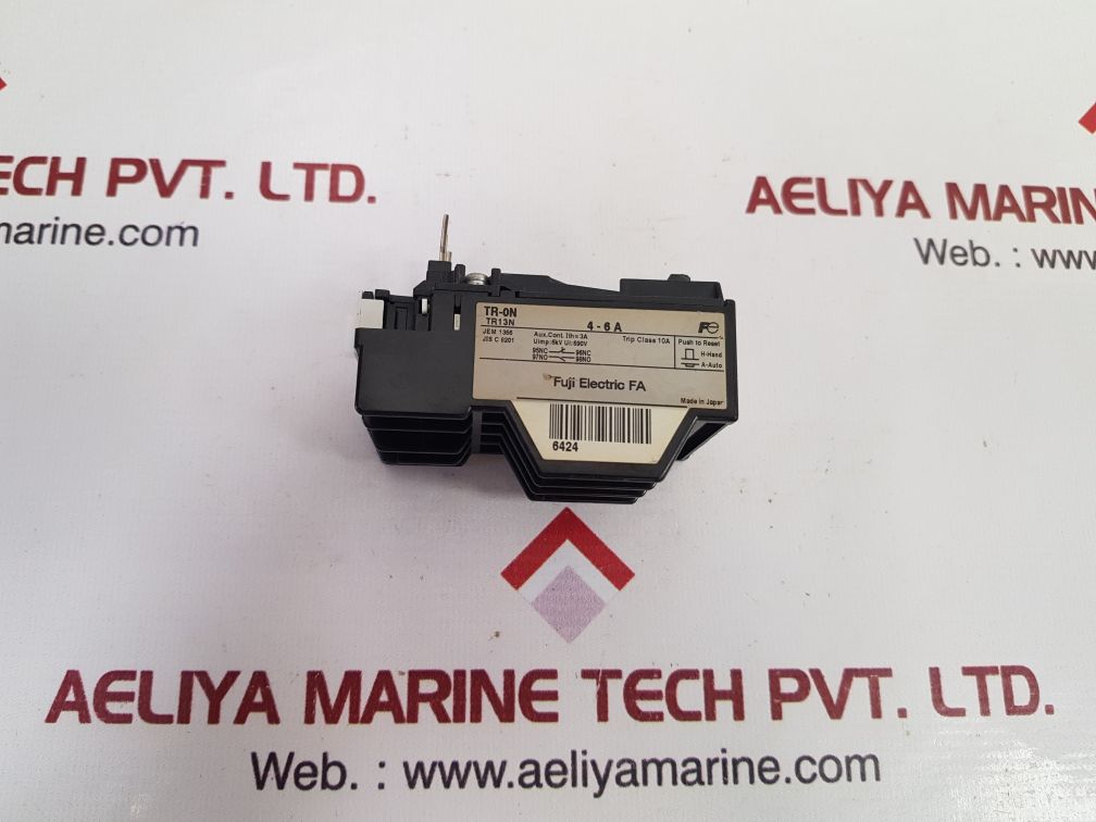 Fuji Electric Tr13N Control Overload Relay 4-6 A
