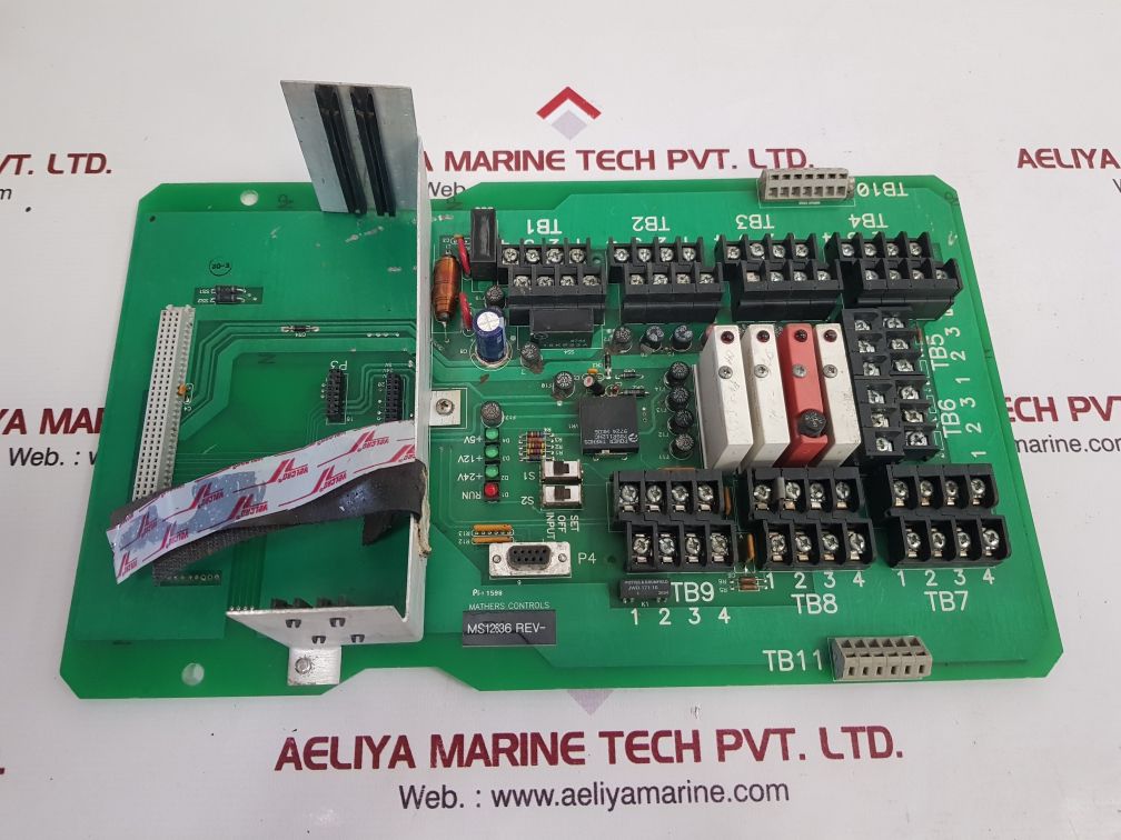 Mathers Controls Pwb 08836 Rev: E Pcb Card Ms12636