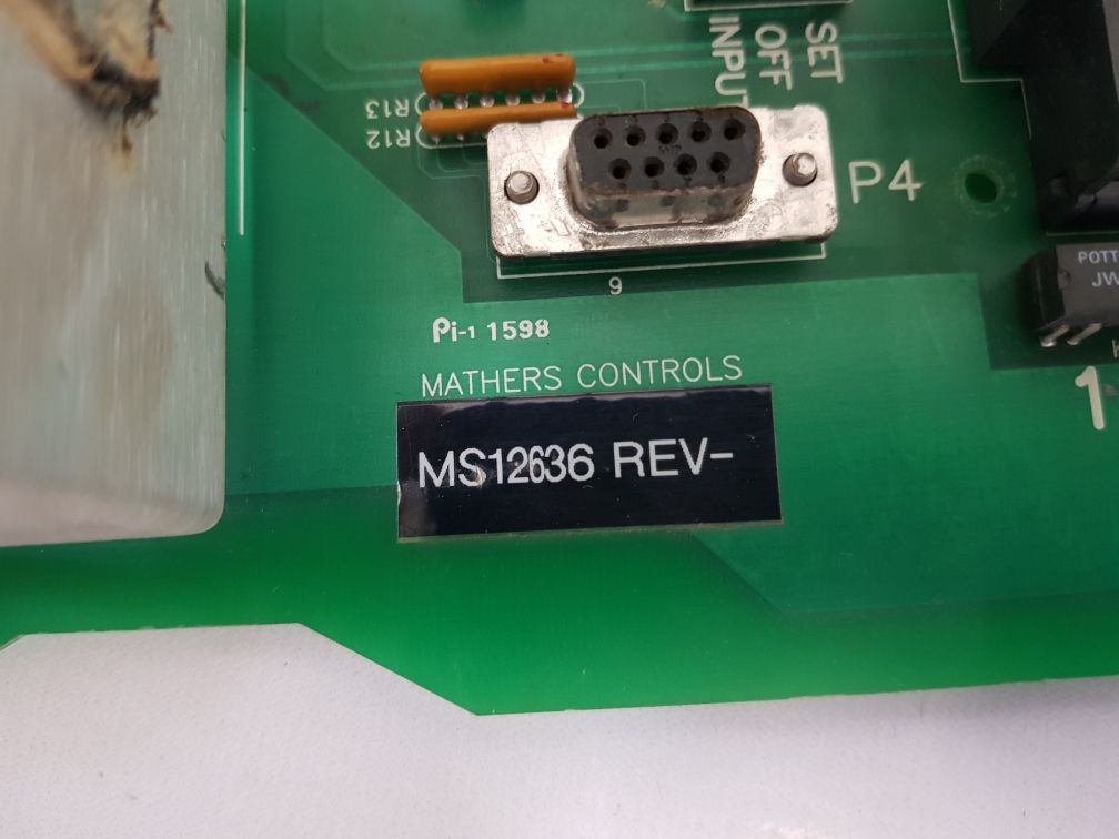 Mathers Controls Pwb 08836 Rev: E Pcb Card Ms12636