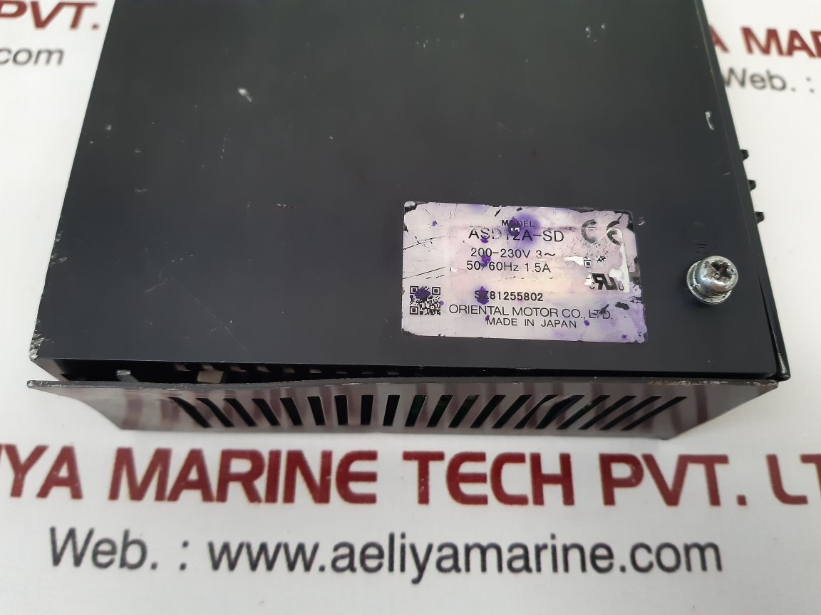 Vexta Oriental Motor Asd12A-sd Servo Drive Used
