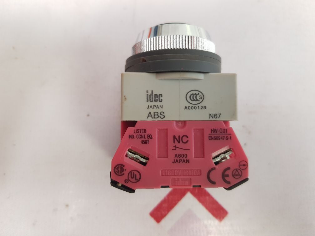 Idec Abs 16731N Pushbutton Switch