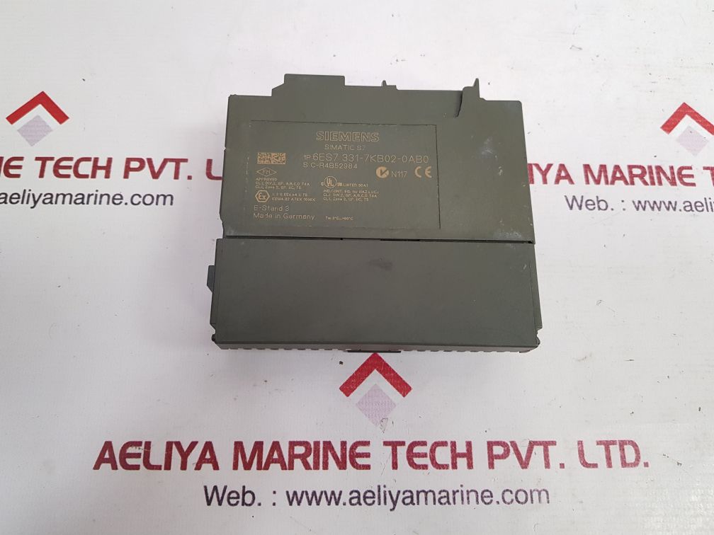 Siemens simatic s7 6es7 331-7kb02-0ab0 analog input module Used 