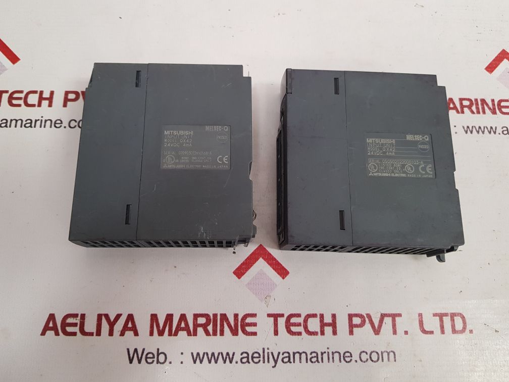 Mitsubishi qx42 melsec-q input unit used