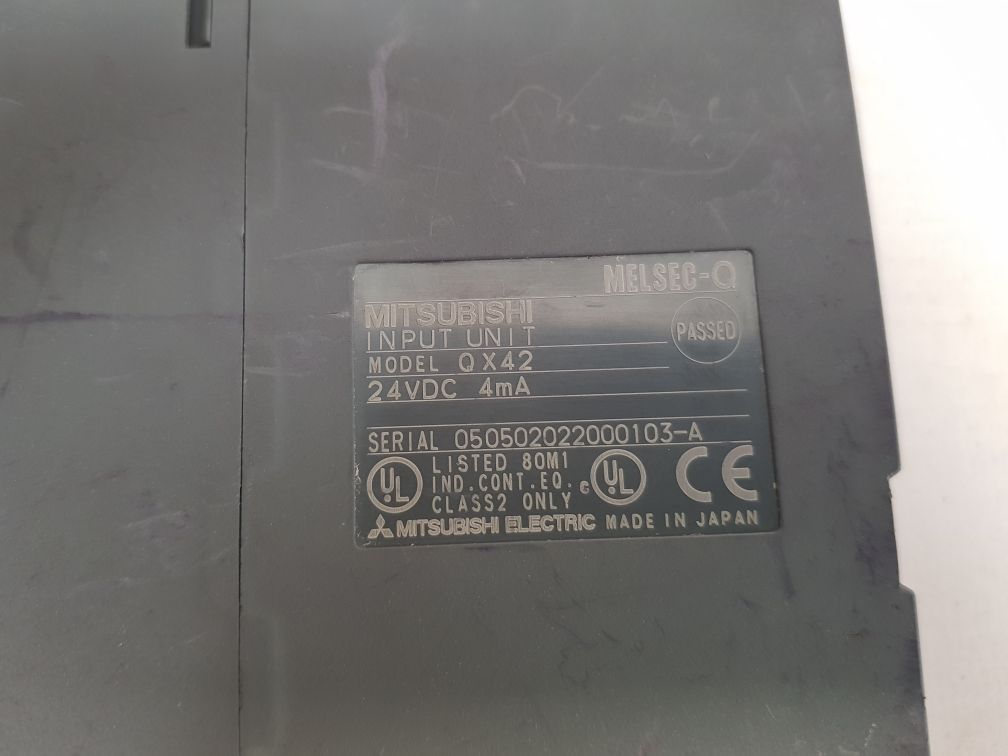 Mitsubishi qx42 melsec-q input unit used