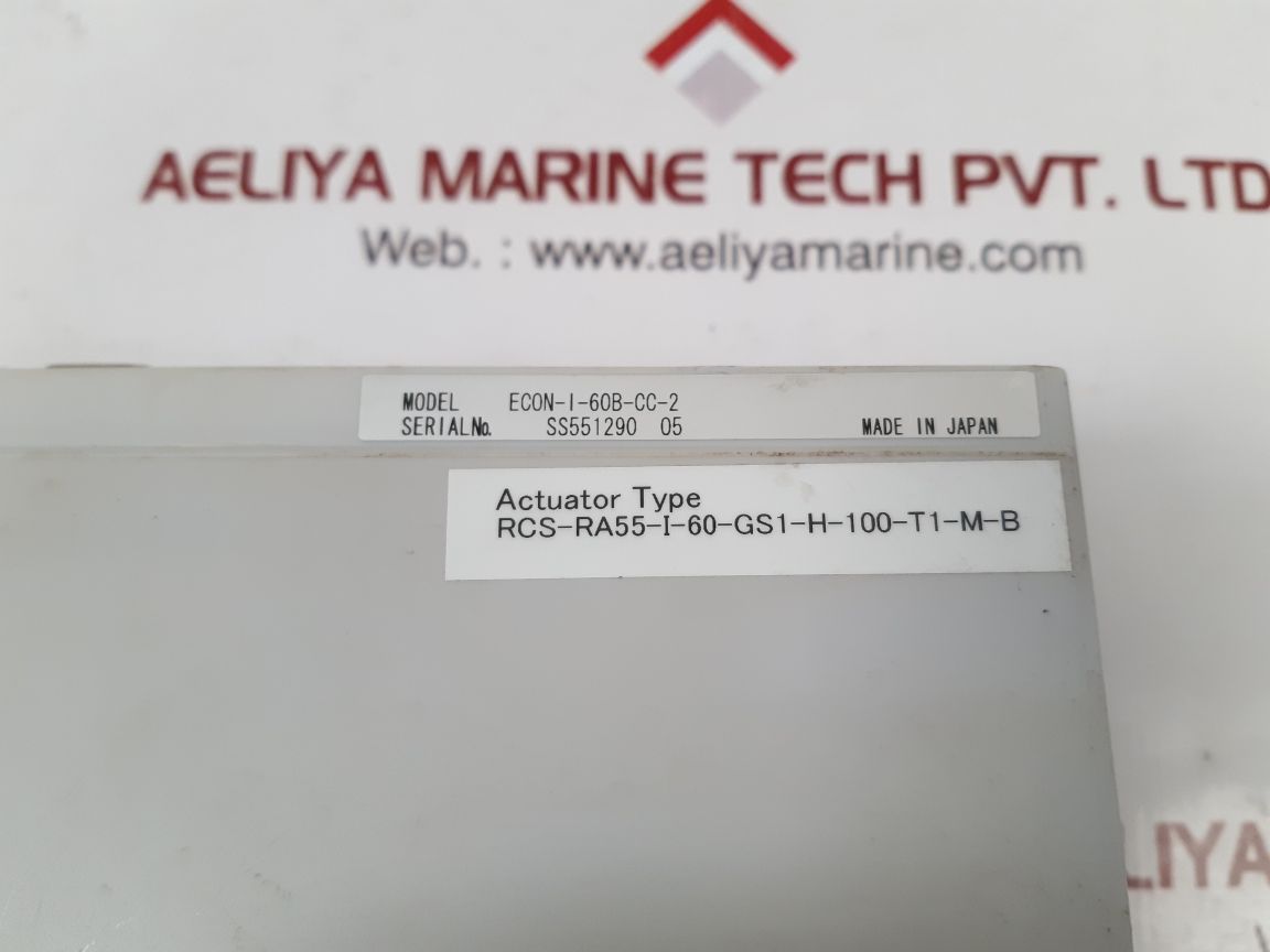 Iai econ-i-60b-cc-2 actuator rcs-ra55-i-60-gs1-h-100-t1-m-b
