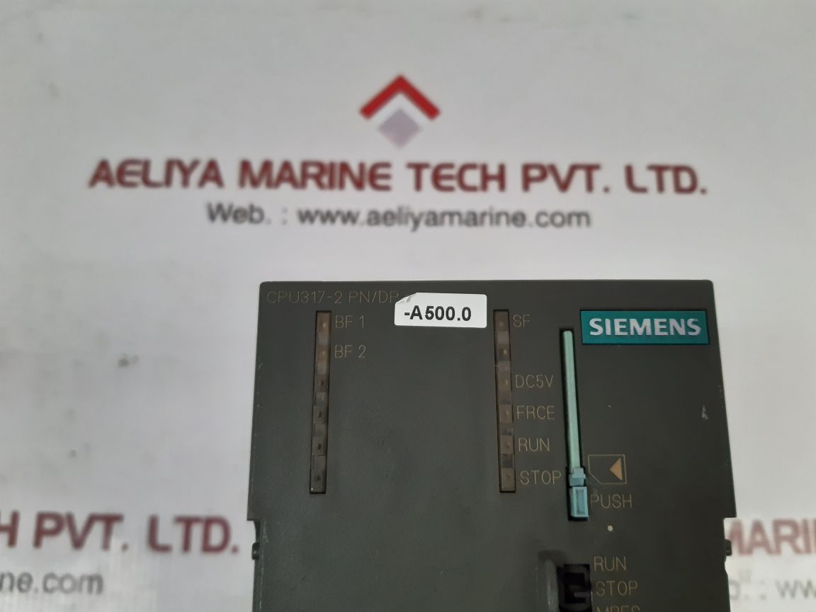 Siemens 6es7 317-2ej10-0ab0 cpu module cpu317-2 pn/dp 