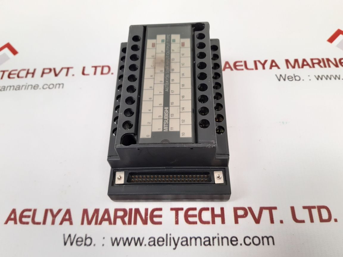 Mitsubishi a6tbxy36 sink input/output terminal board
