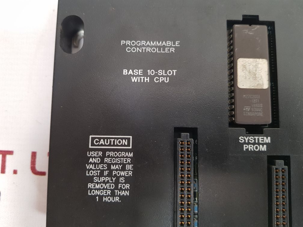 Ge fanuc ic693cpu323e base 10-slot with cpu programmable controller 
