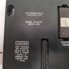 Ge fanuc ic693cpu323e base 10-slot with cpu programmable controller 
