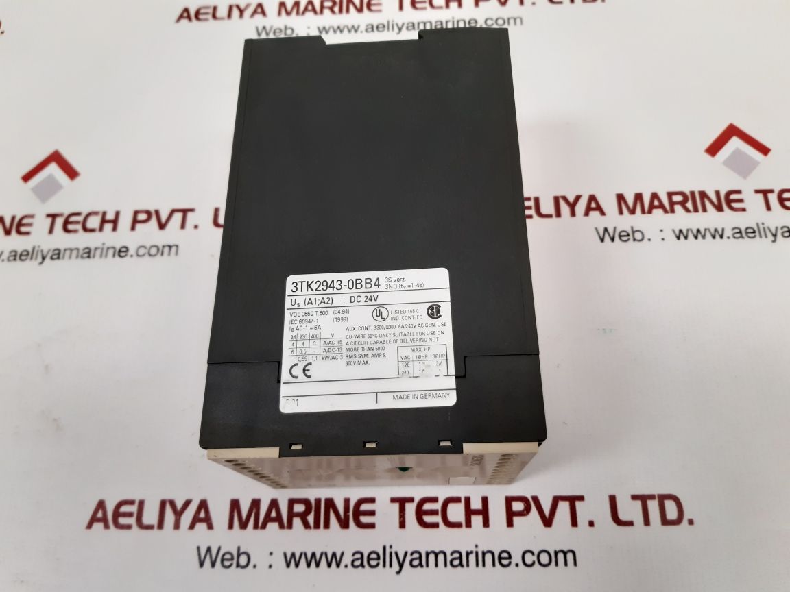 Siemens 3tk2943-0bb4 safety relay contactor Used
