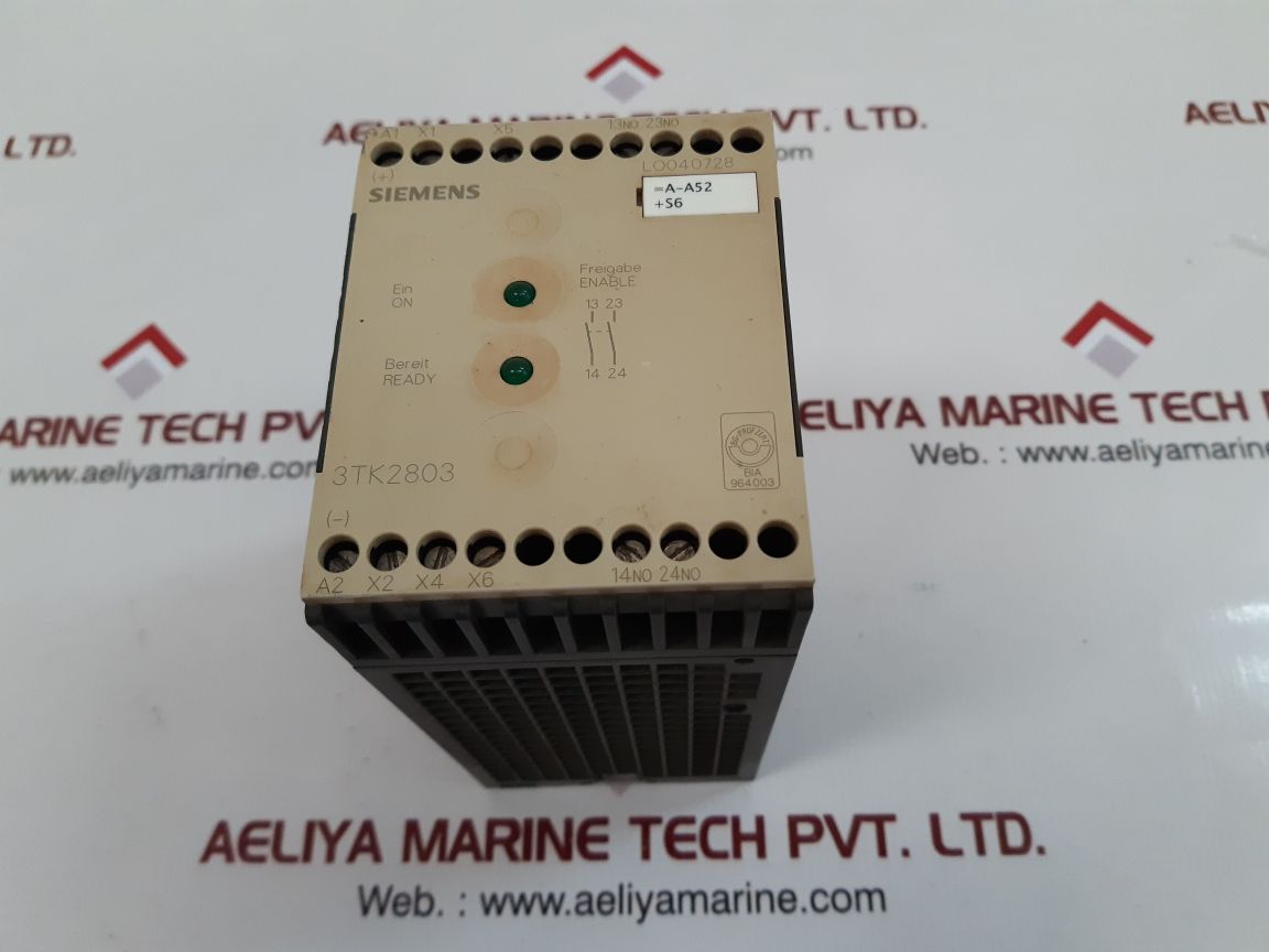 Siemens 3tk2803-0bb4 contactor safety relay Used
