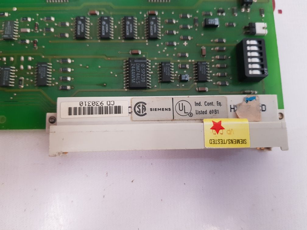 Siemens 6es5430-4ua13 simatic input module
