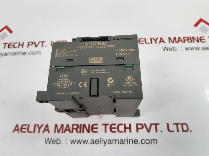 Siemens 1p 6es7 212-1ab23-0xb0 plc module Used
