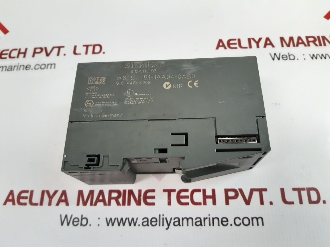 Siemens 6es7 151-1aa04-0ab0 simatic s7 interface module et 200s Used

