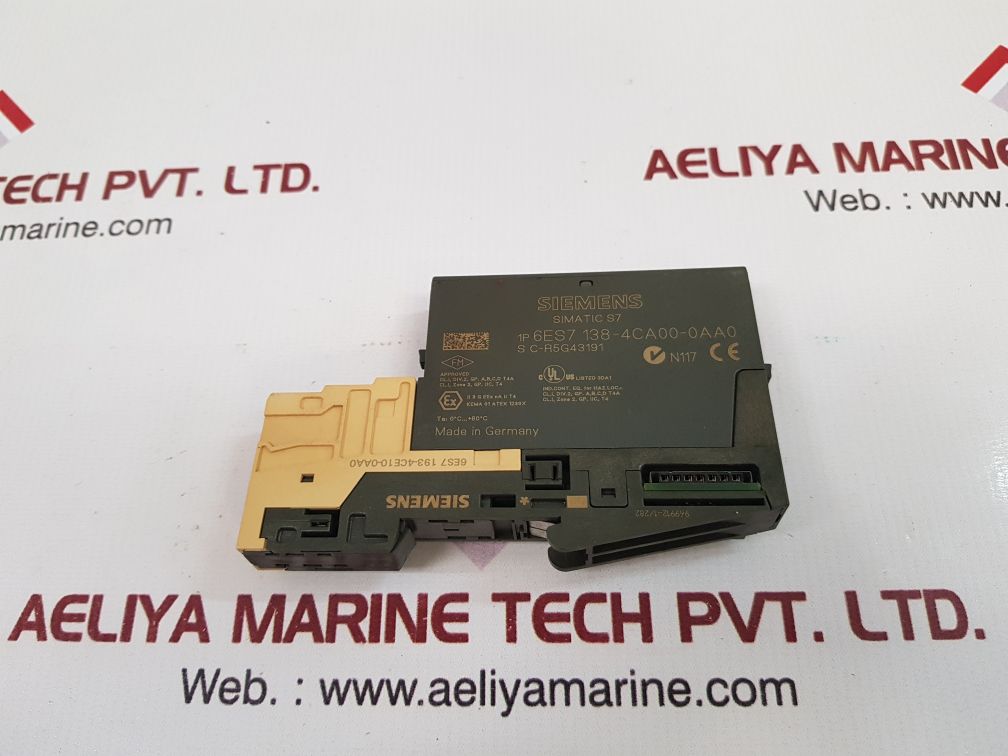 Siemens simatic s7 power module 6es7 138- 4ca00-0aa0 
