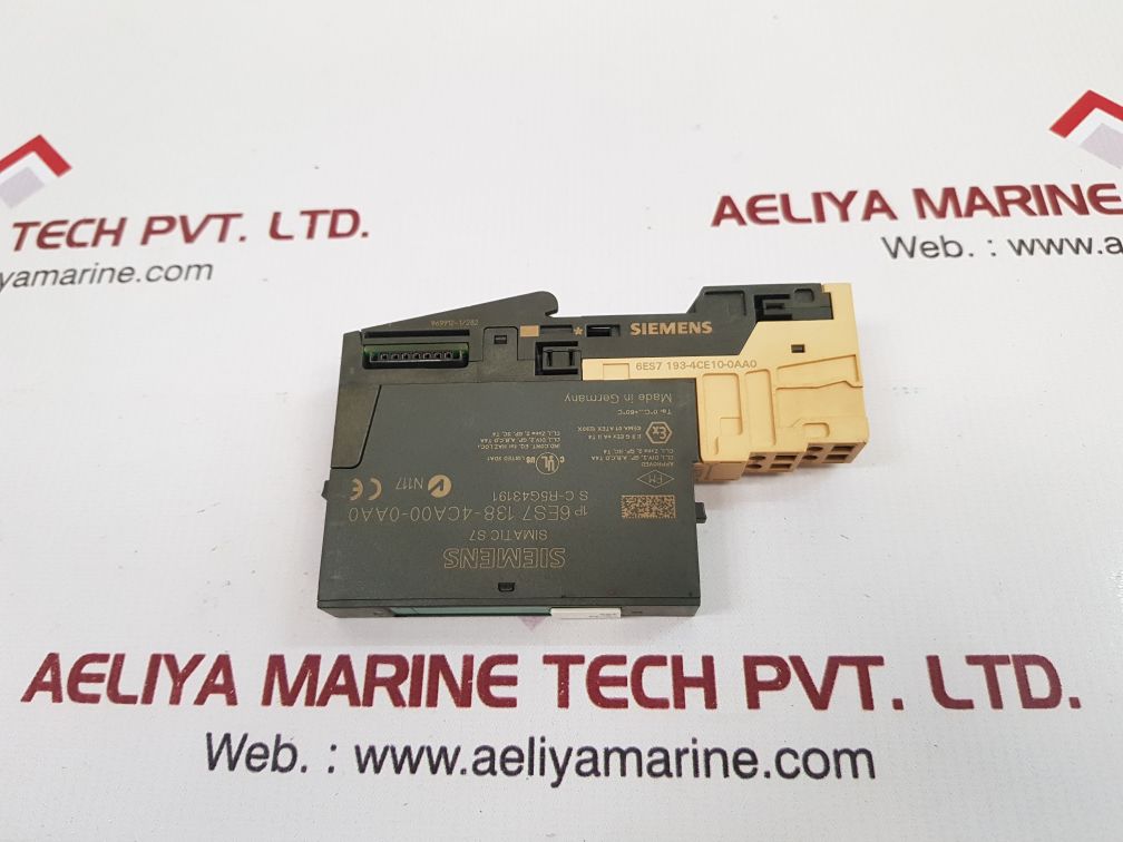 Siemens simatic s7 power module 6es7 138- 4ca00-0aa0 
