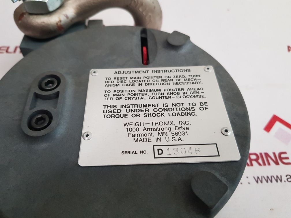 Dillon 3,277,705 ap dynamometer 15000 lb 5” dyna
