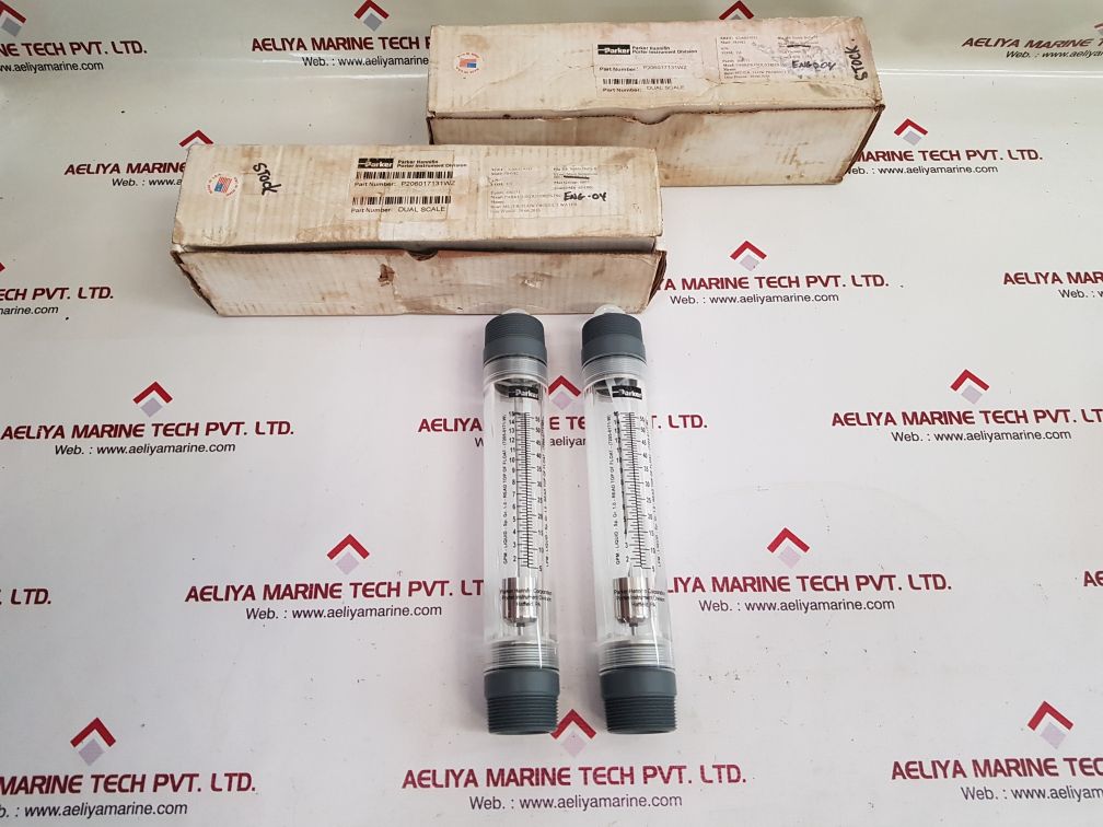Parker p206017131wz flow product water meter 2-15 gpm

