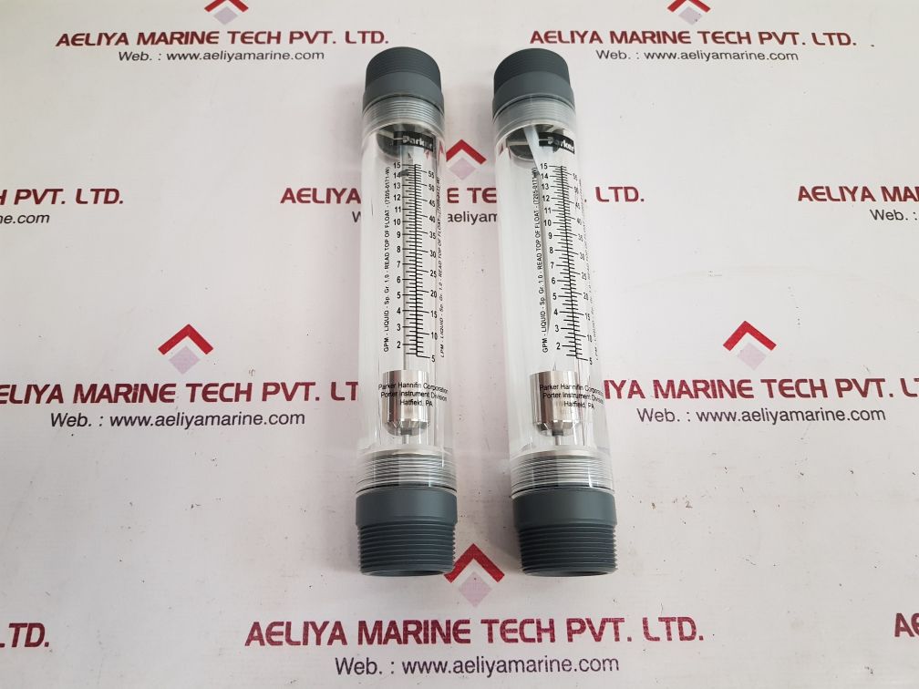 Parker p206017131wz flow product water meter 2-15 gpm
