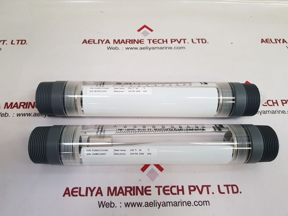 Parker p206017131wz flow product water meter 2-15 gpm
