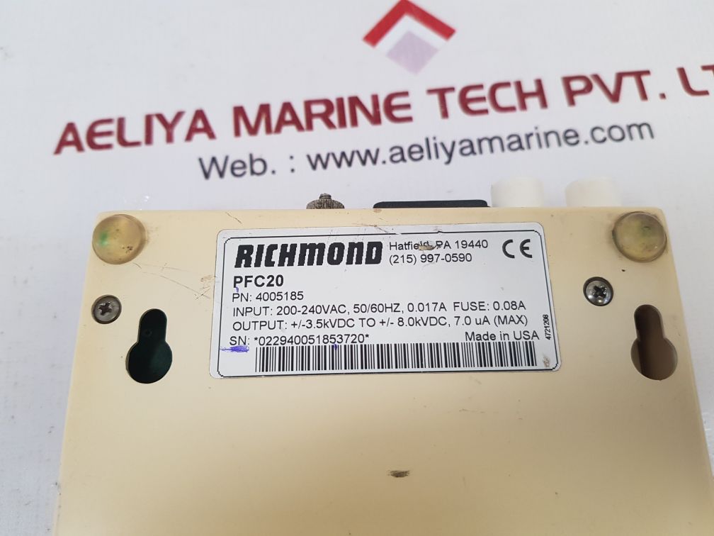 Richmond pfc20 pulseflow controller 4005185
