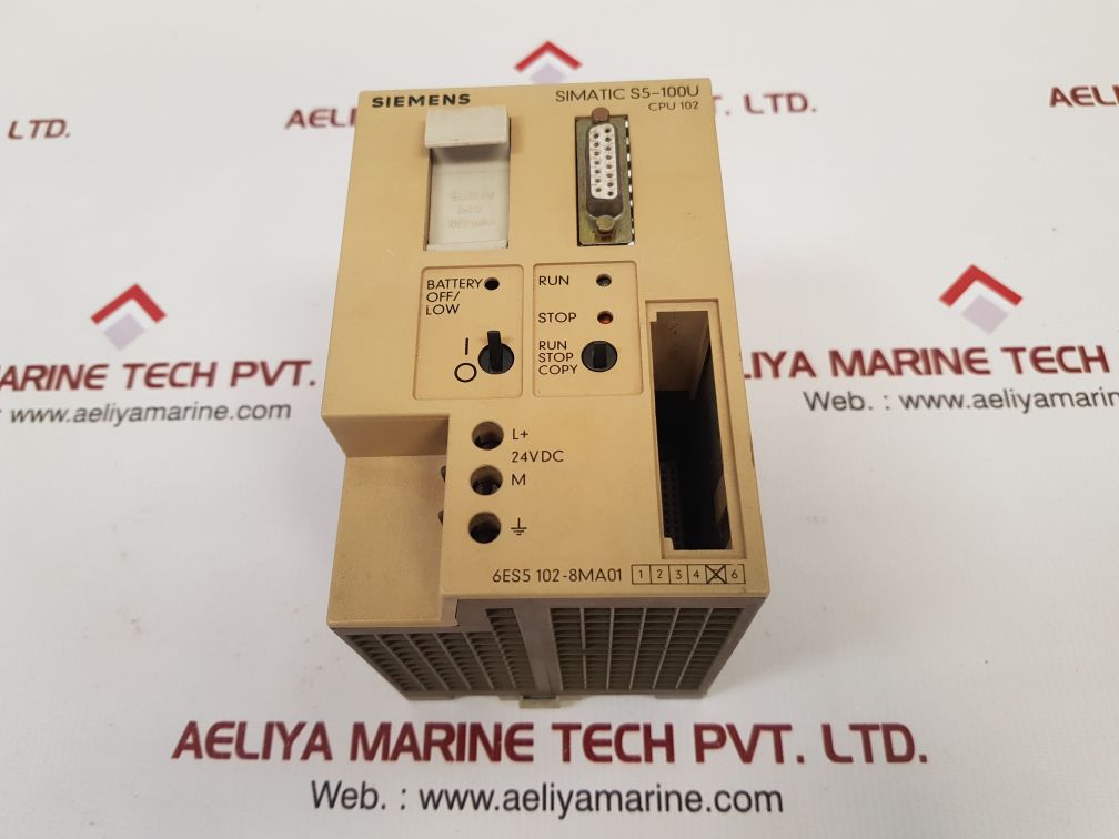 Siemens s5-100u cpu 102 module 6es5 102-8ma01

