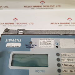 Siemens 7Sr2203-2Ba77-0Ca0/Cc Directional Overcurrent Relay