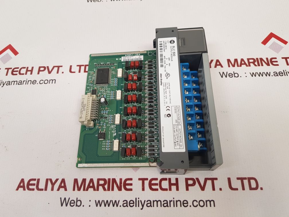 Allen-bradley 1746-ob16 Slc 500 Output Module Ser.D Rev.A