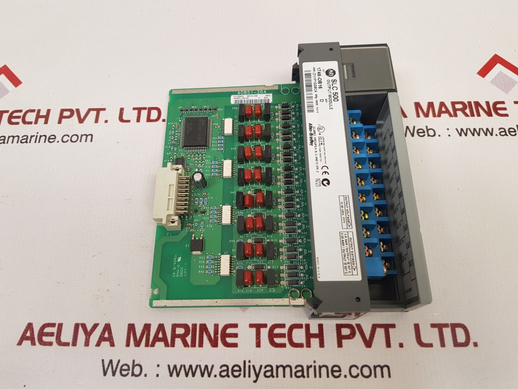 Allen-bradley 1746-ob16 slc 500 output module