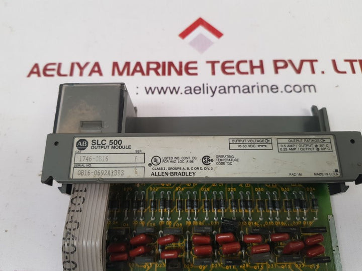 Allen-bradley 1746-ob16 Output Module Ser B