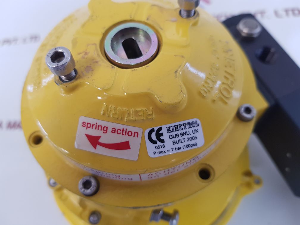 Kinetrol uls 003 universal limit switch box with asco emetxb551b40121852 valve 