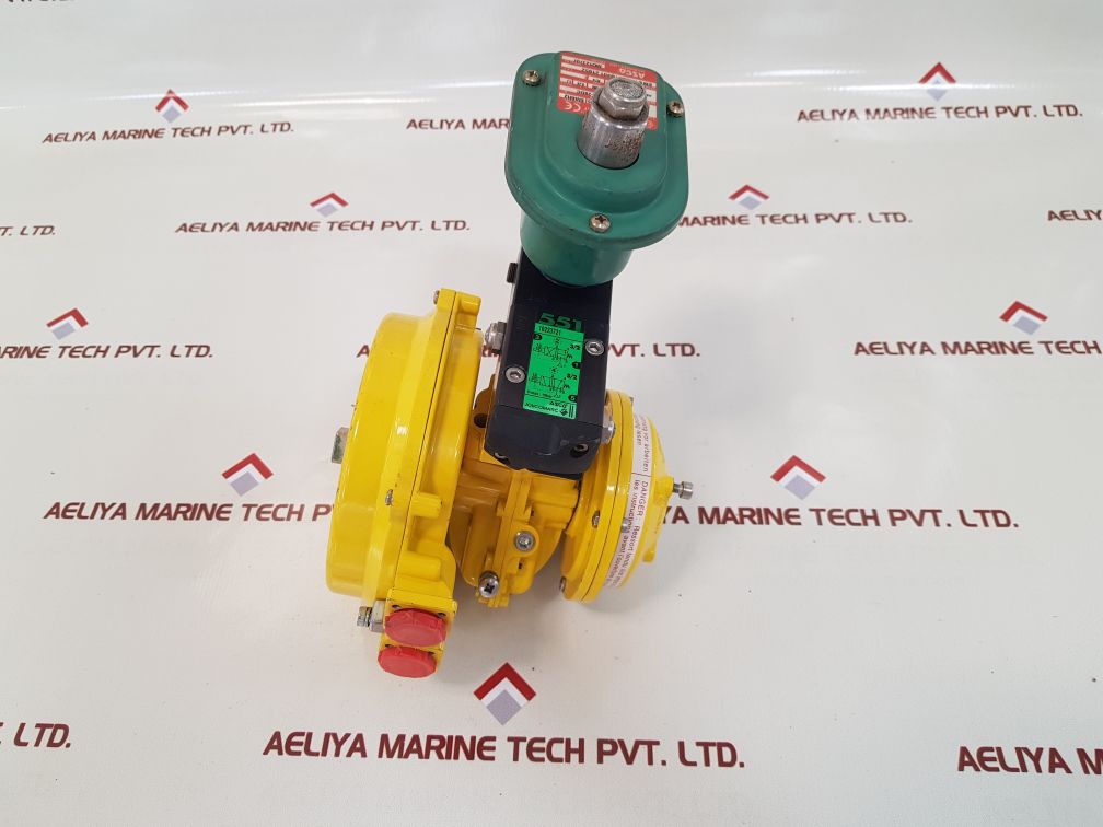 Kinetrol uls 003 universal limit switch box with asco emetxb551b40121852 valve 