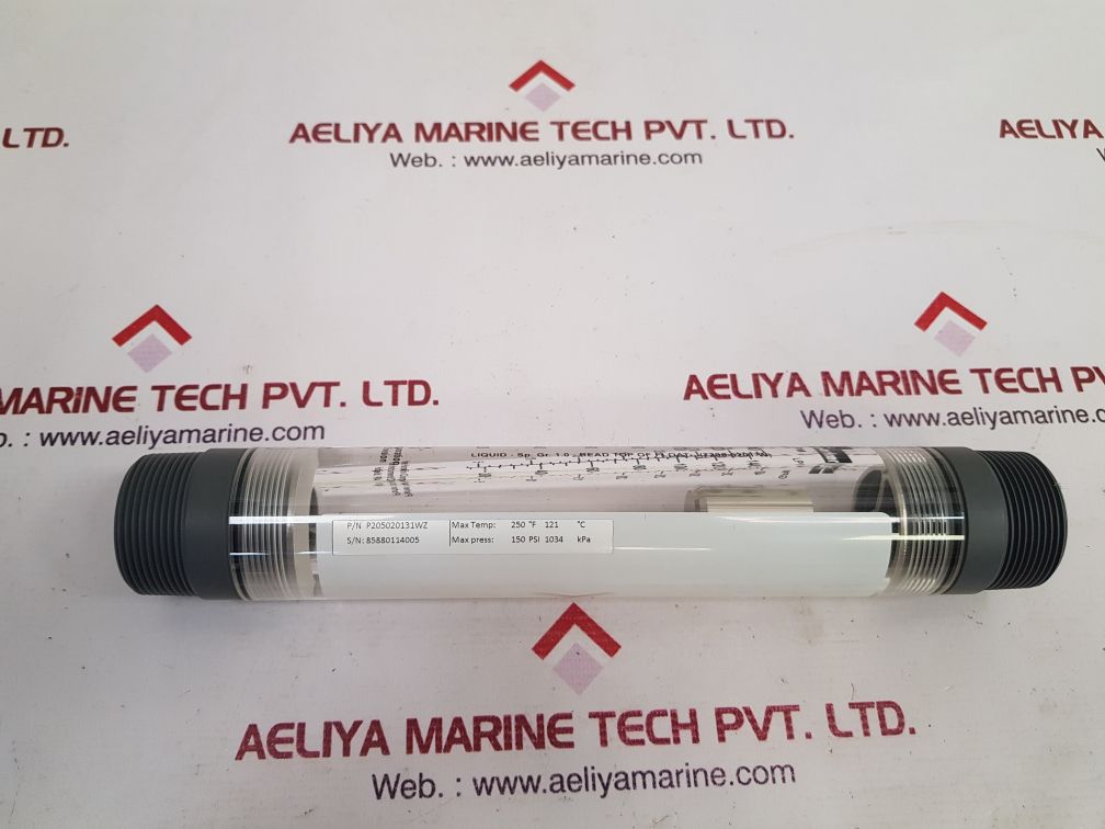 Parker p205020131wz flow reject water meter 40-0212
