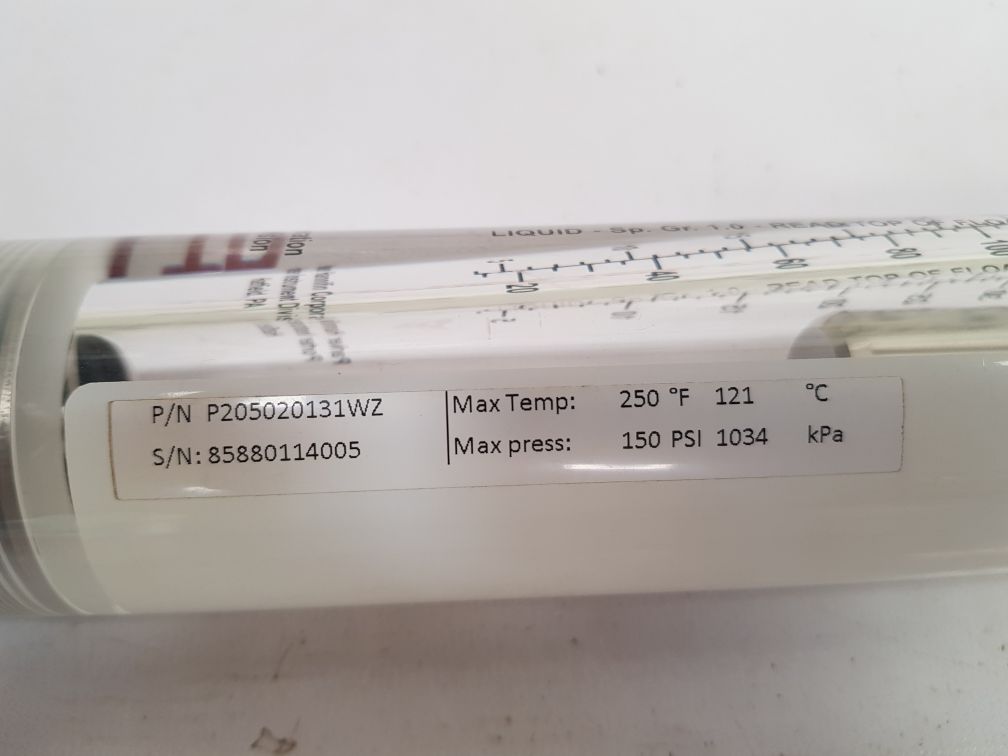 Parker p205020131wz flow reject water meter 40-0212
