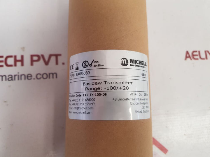 Michell ea2-tx-100-dh dew-point transmitter
